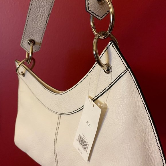 Banana Republic White Leather Purse - NWT - Picture 2 of 6